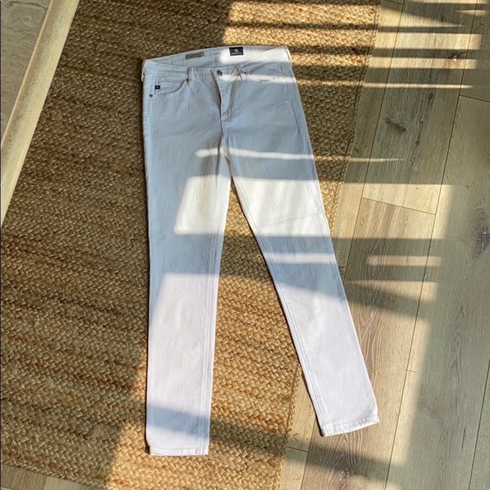 AG white denim
